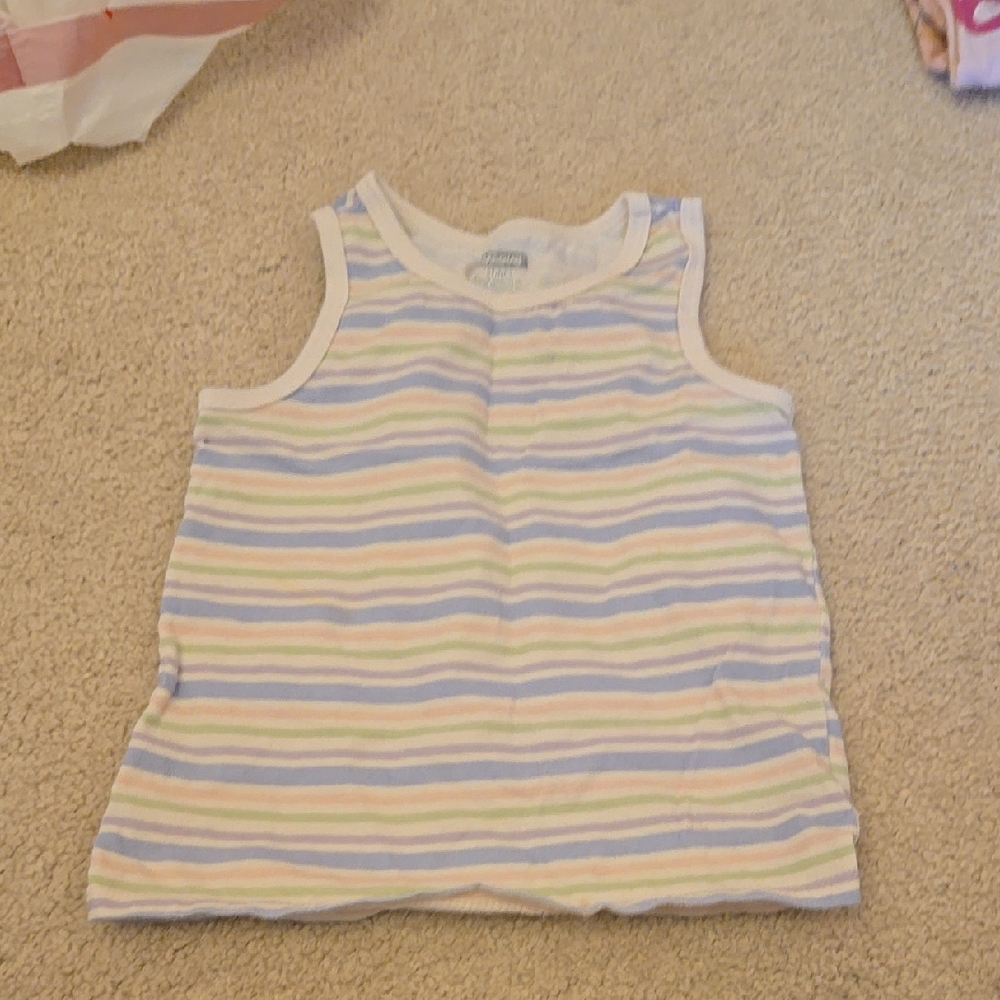 Pastel Striped Tank Top